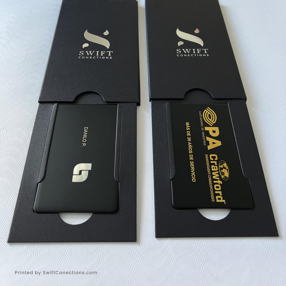 Tarjeta Nfc Metalica Negra