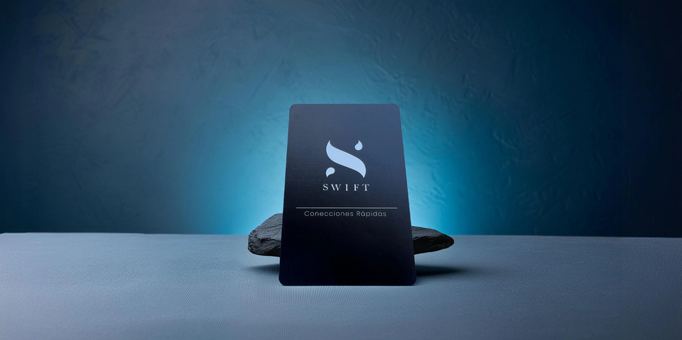 Tarjeta NFC entregada por Swift Conections