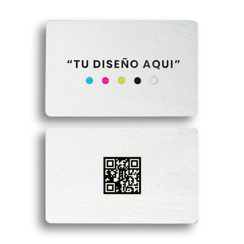 Tarjeta NFC Bambú Blanca de Swift Conections