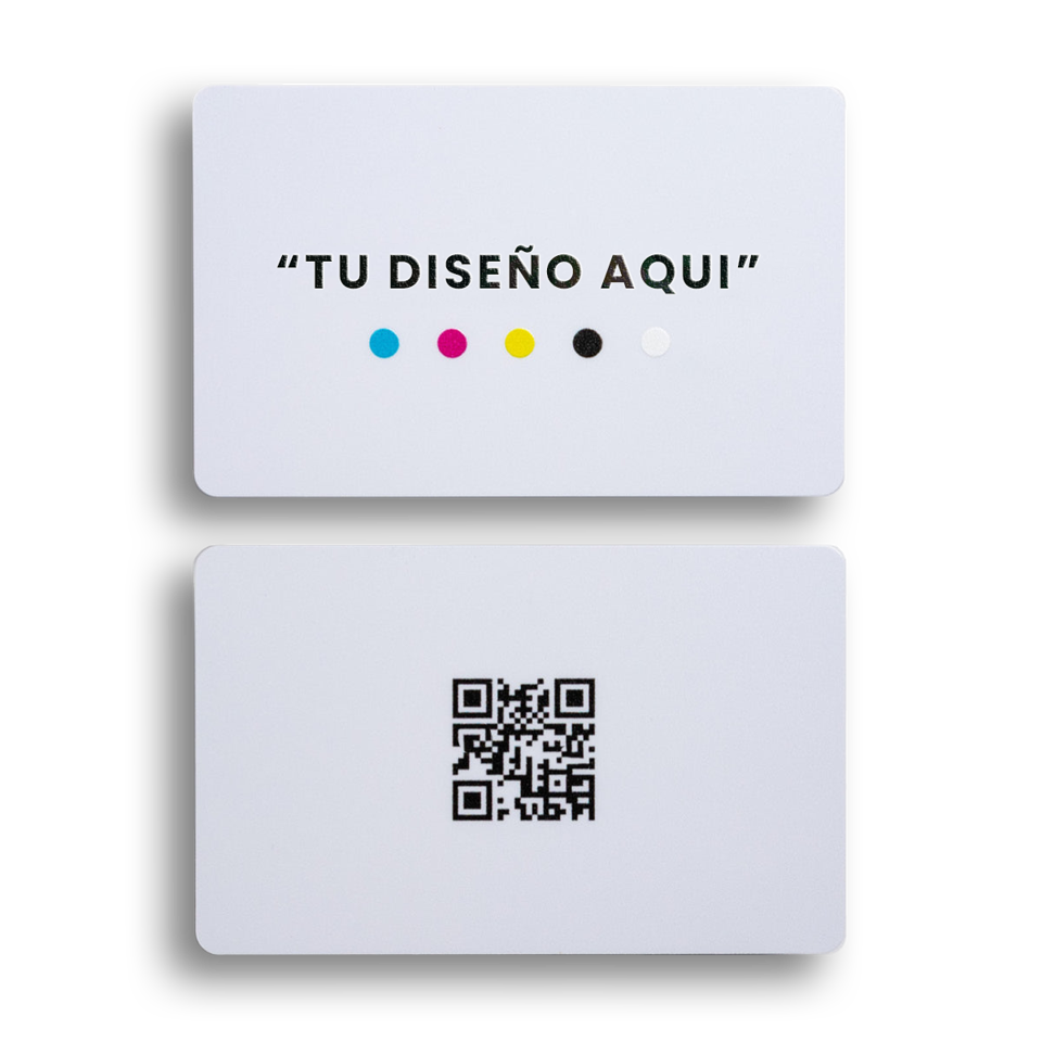 Tarjeta NFC PVC Blanca Mate de Swift Conections