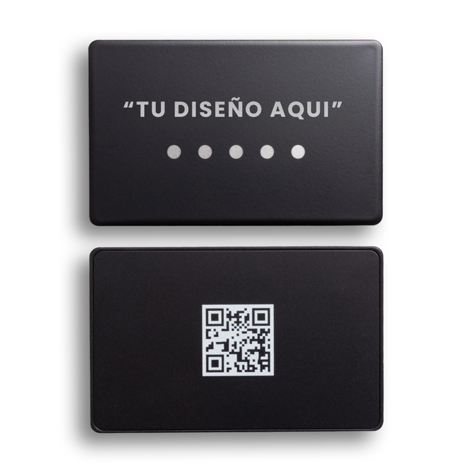 Tarjeta NFC Metal Negra de Swift Conections