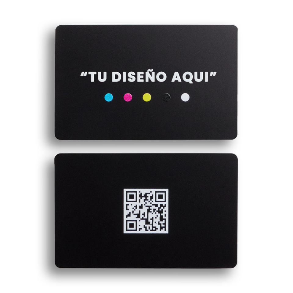 Tarjeta NFC PVC Negra Mate de Swift Conections