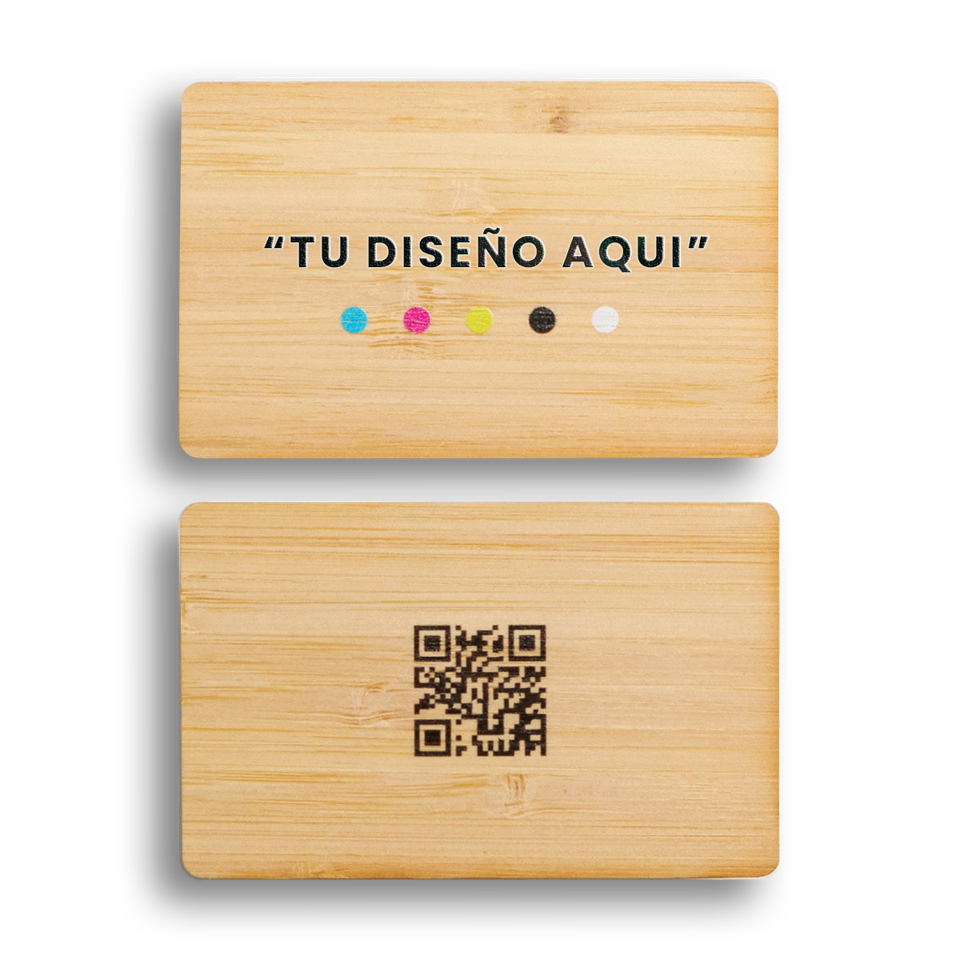 Tarjeta NFC Bambú Natural de Swift Conections
