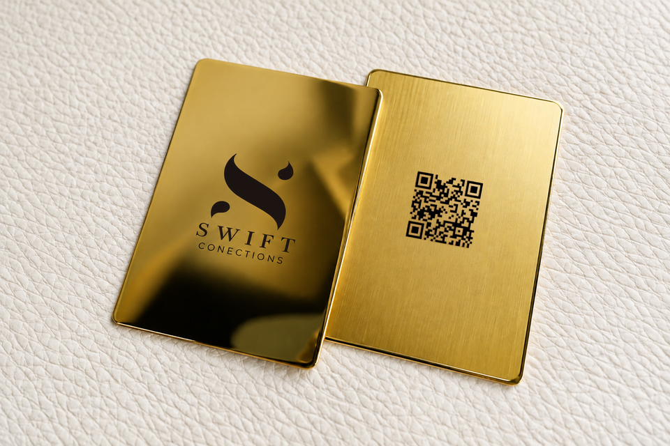 Tarjeta híbrida Gold Metal 24K