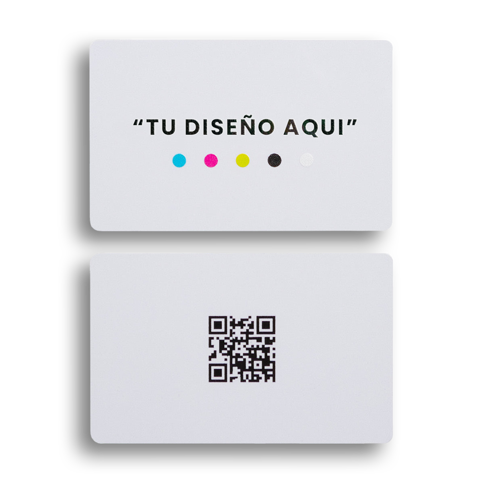 Tarjeta NFC PVC Blanca Brillosa de Swift Conections